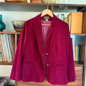 Vintage Ira Joyce Velvet Blazer Jacket
